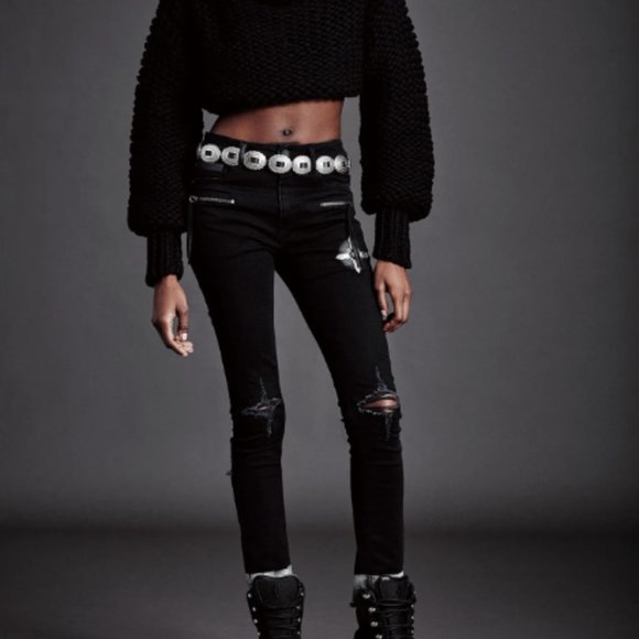 Marcelo Burlon Distressed Jeans - Picture 1 of 13